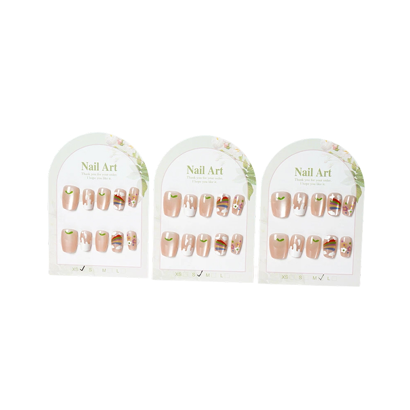 Short Handmade Detachable Wearable Nails Cute Ins Style