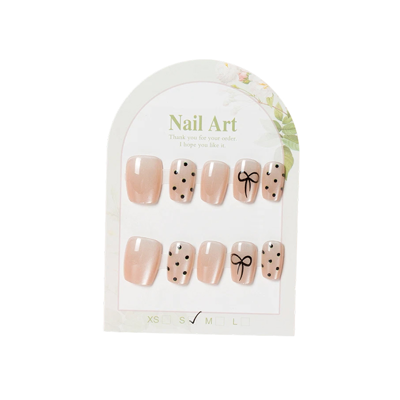 Short Handmade Detachable Wearable Nails Cute Ins Style