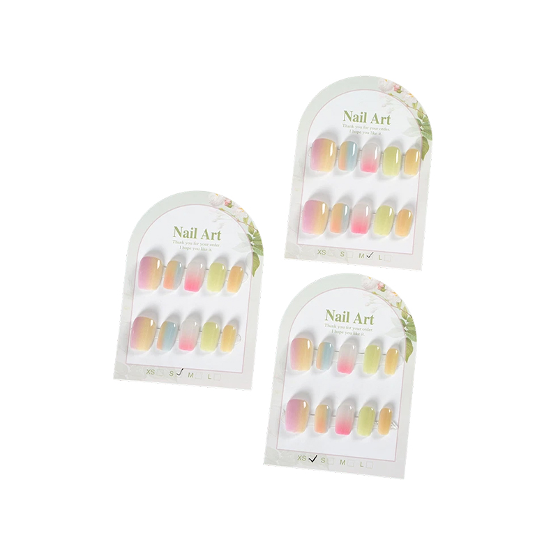 How do you measure the match between the wearable nail shape and the natural nail shape?